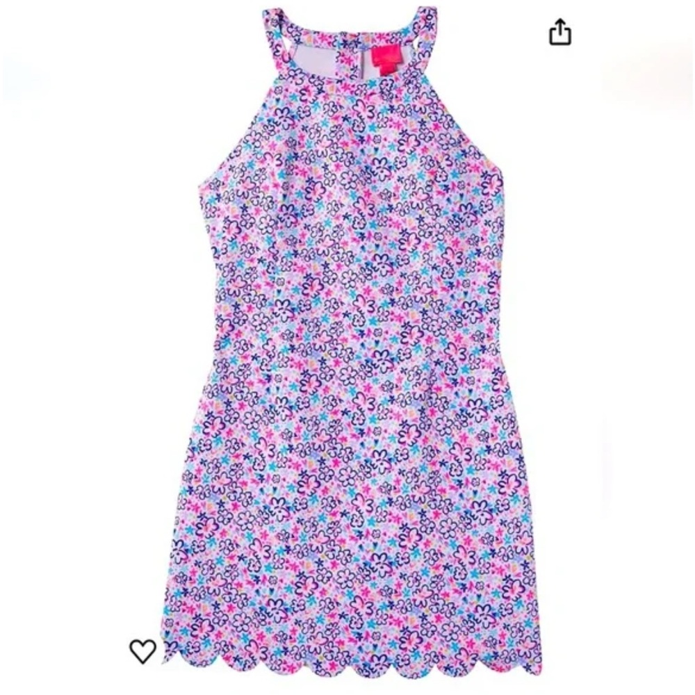 Lilly Pulitzer Sophelia Ditsy Floral Print Shift Dress, Size 8